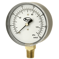 Series LPG4 2.5" Low Pressure Gauge